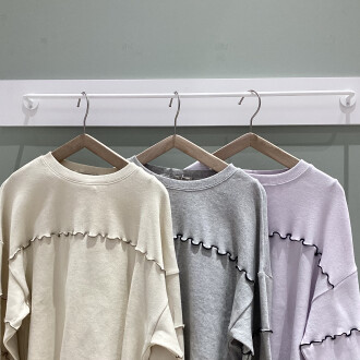 配色スウェット